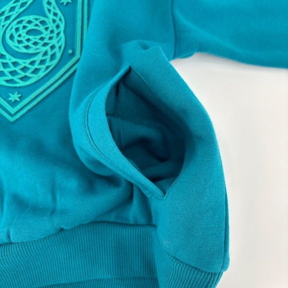MAD Engine Harry Potter Wizarding World NWT Teal Slytherin Hoodie, Small (6) - Picture 9 of 16